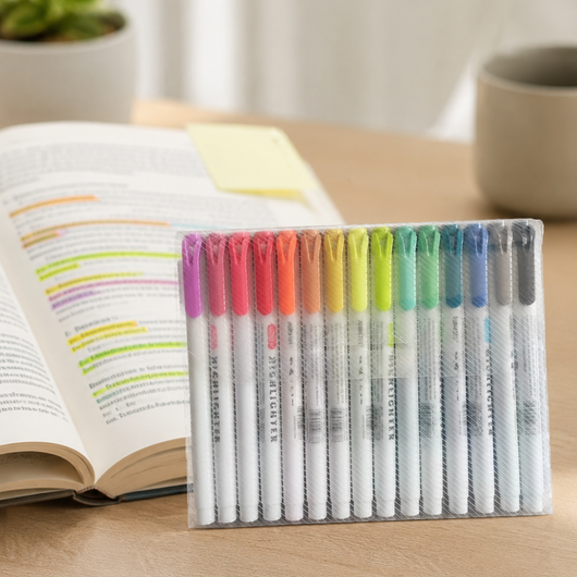 15-Color Highlighter Set